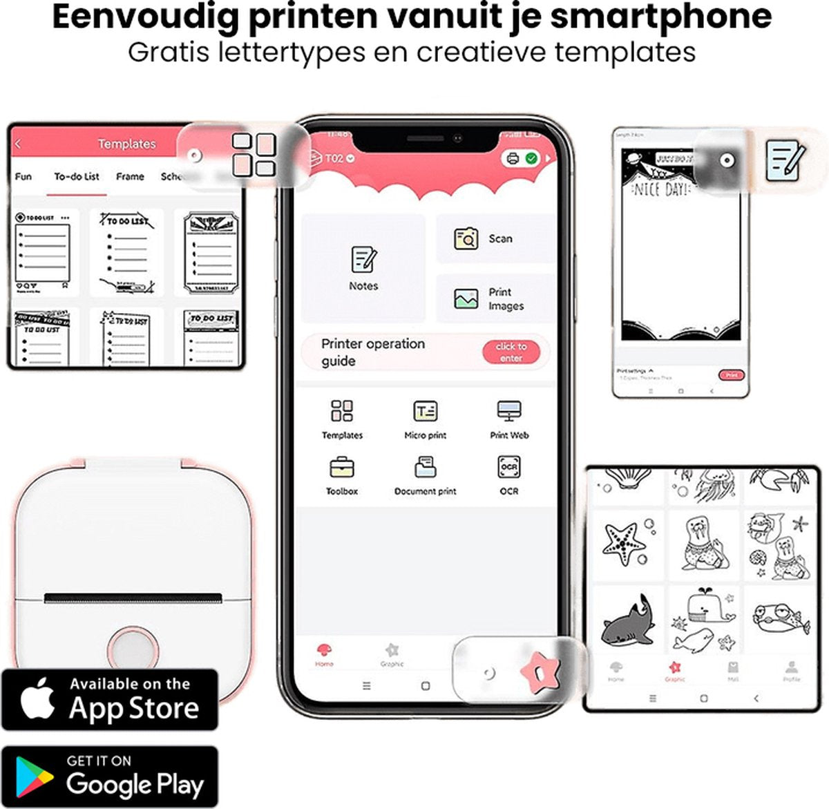 Pocket Printer™ - Includes one free roll!