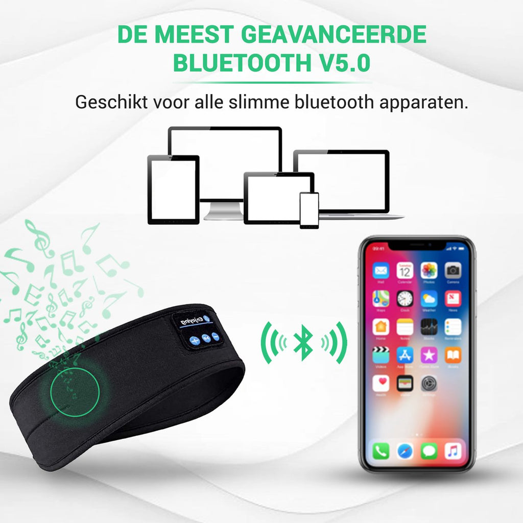 SleepWave™ - Smart Bluetooth Sleep Headband for Deep Rest