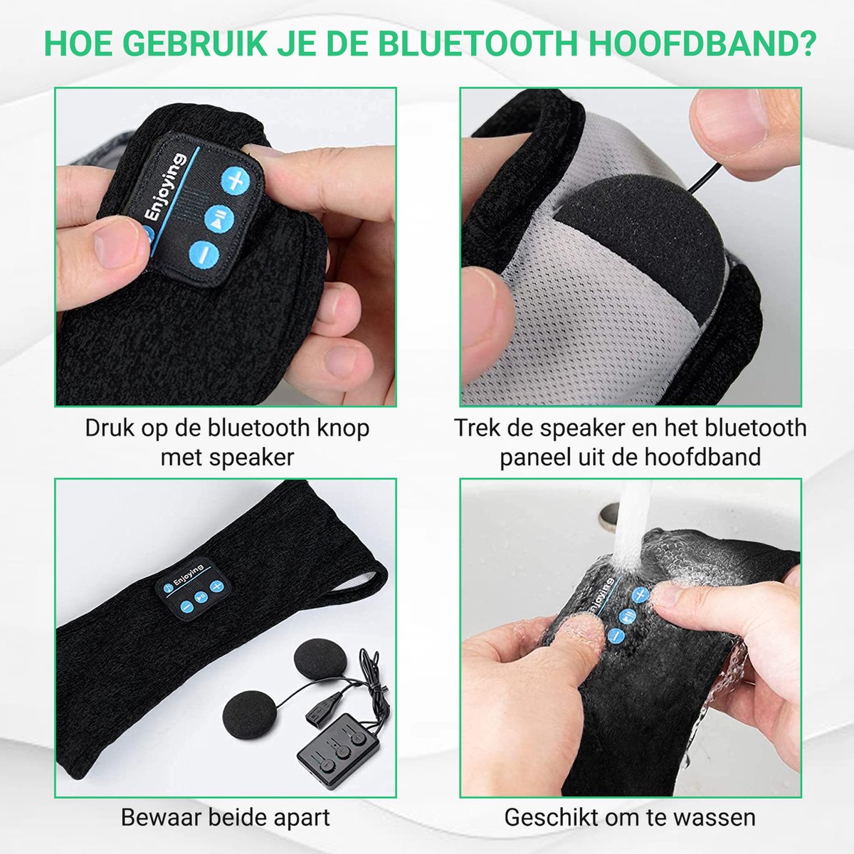 SleepWave™ - Smart Bluetooth Sleep Headband for Deep Rest