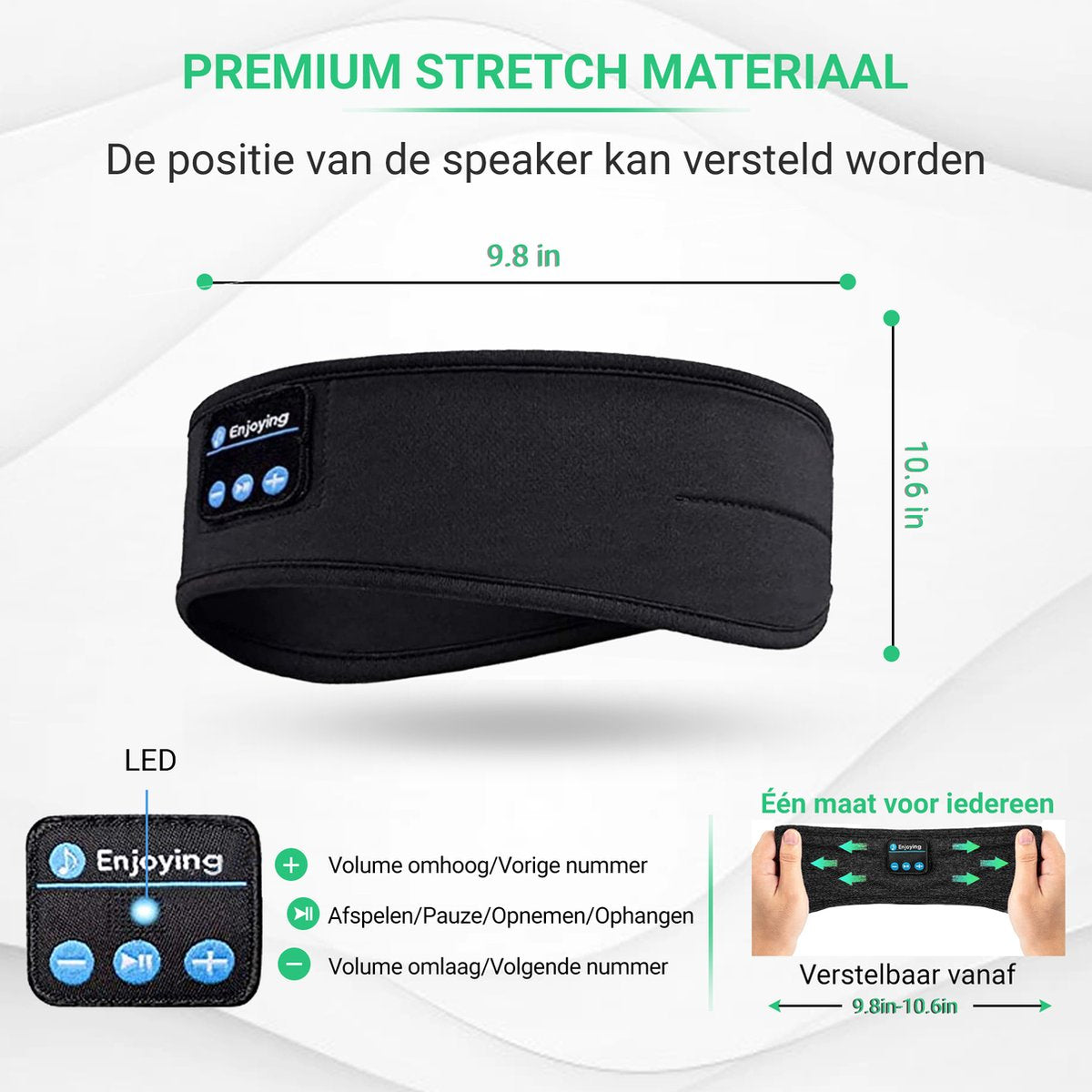 SleepWave™ - Smart Bluetooth Sleep Headband for Deep Rest
