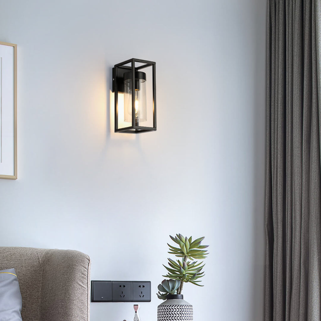LumiGlass - Elegant Glass Wall Lamp for Atmospheric Lighting
