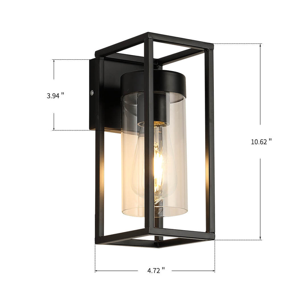 LumiGlass - Elegant Glass Wall Lamp for Atmospheric Lighting