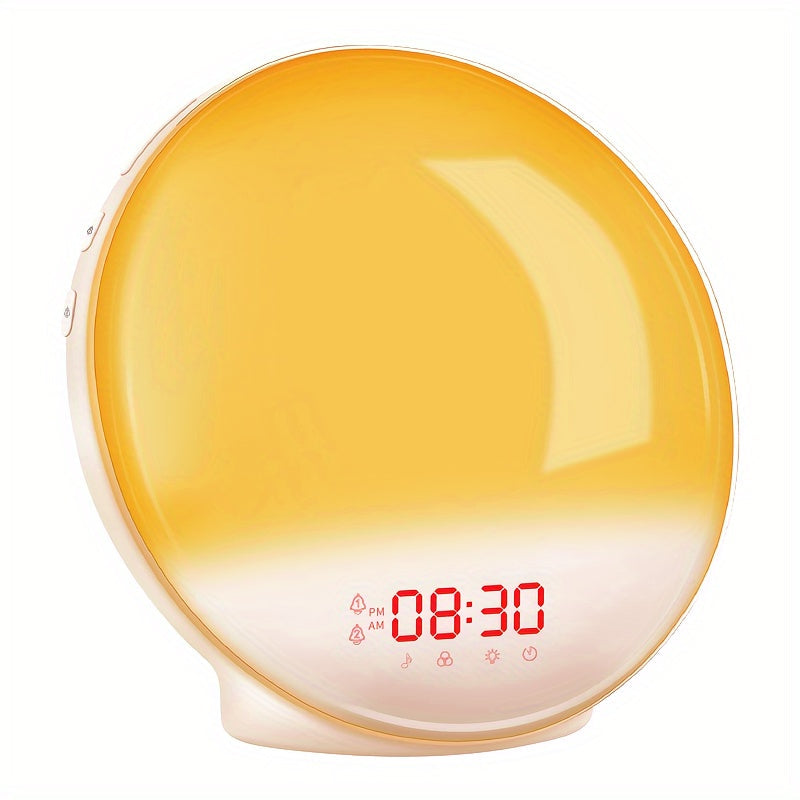 AlarmGlow – Smart Sunrise Alarm Clock with Dual Alarm