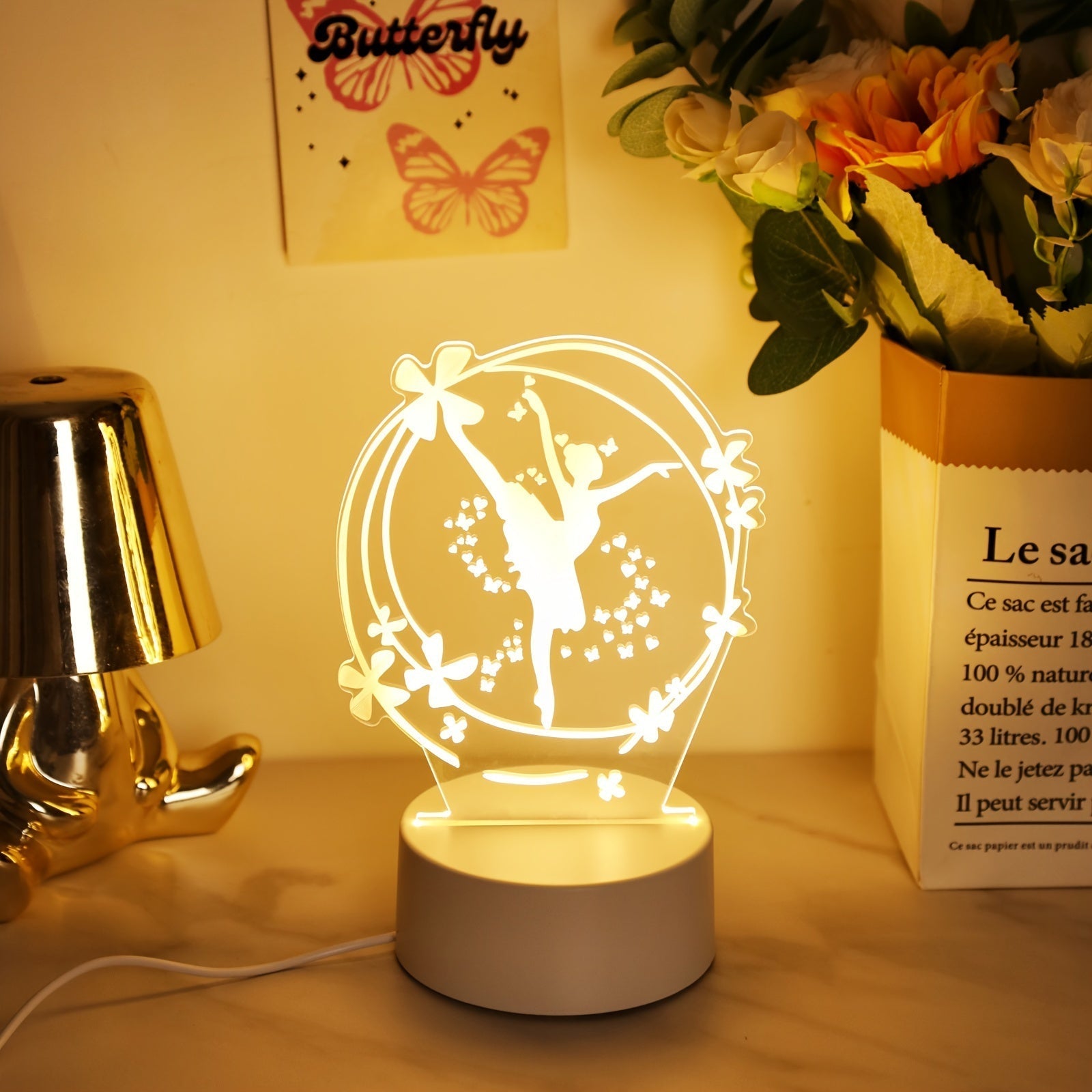 LumiDance – 3D LED Night Lamp Ballet