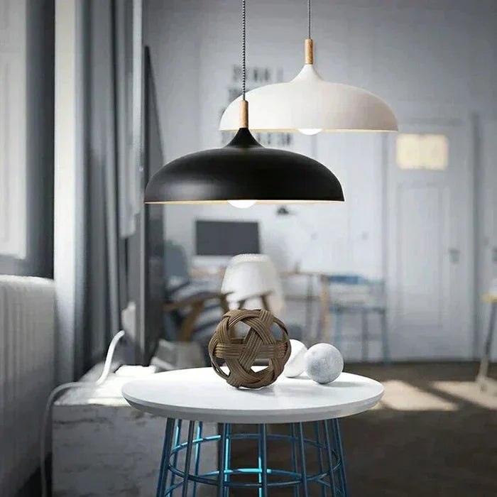 ScandiLuxe Ceiling Light - Scandinavian Oak Wood Design