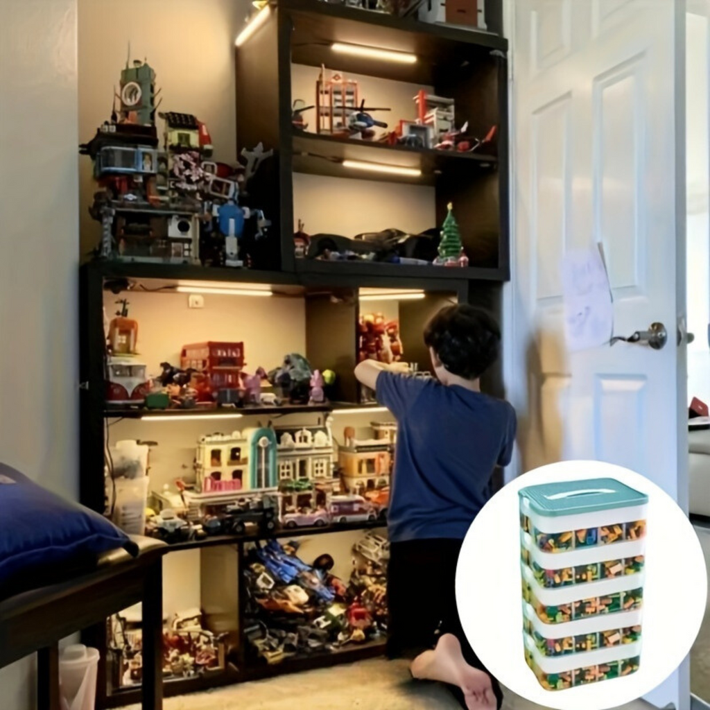 Stack Genius - Elegant Storage Box with Lid for Any Room