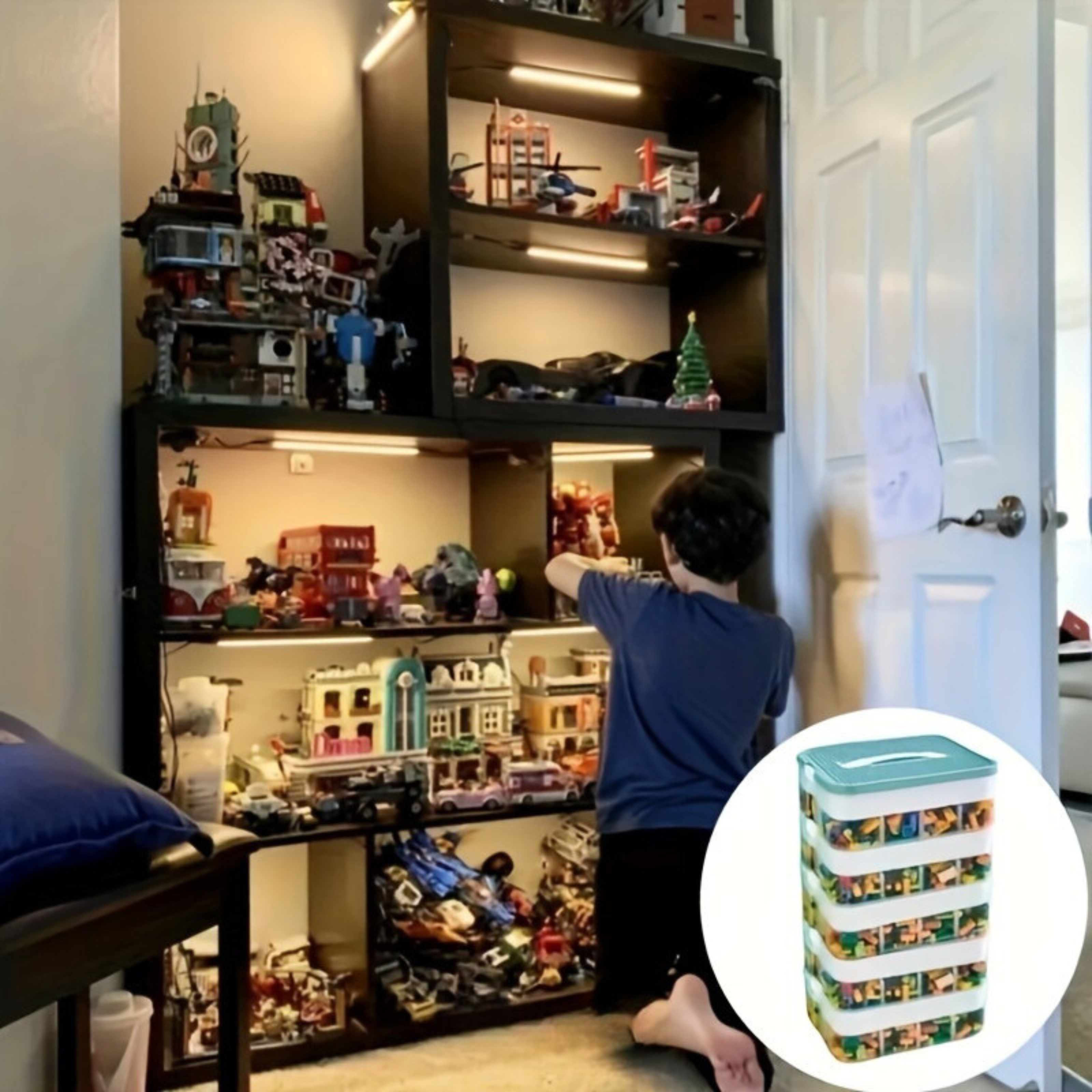 Stack Genius - Elegant Storage Box with Lid for Any Room