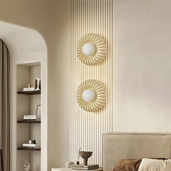 ArtisanGlow Wall Lamp - Elegant Resin Wall Lamp for Bedrooms