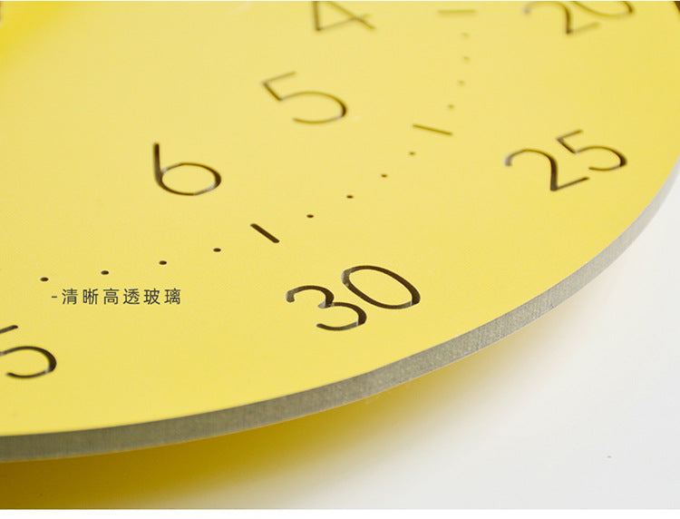 Stylish Silent Kids' Clock with Playful Charm