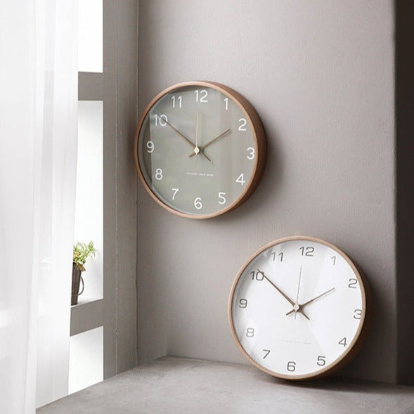 Rustic Wooden Wall Clock – Silent Timeless Addition to Your Interior