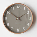 Rustic Wooden Wall Clock – Silent Timeless Addition to Your Interior
