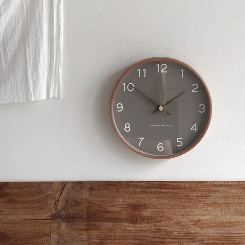 Rustic Wooden Wall Clock – Silent Timeless Addition to Your Interior