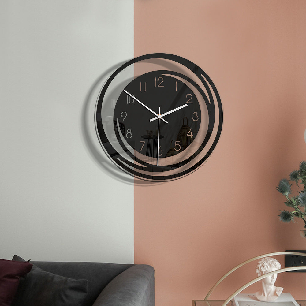 Elegant Silent Acrylic Wall Clock – Modern and Stylish