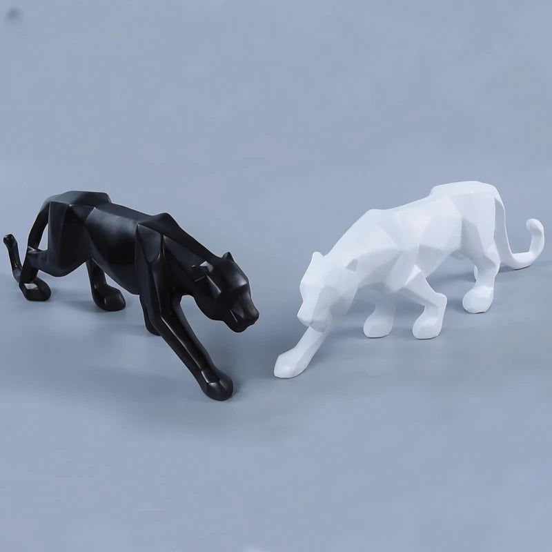 DuoPanthère Sculptures – Luxury Interior Decoration Set