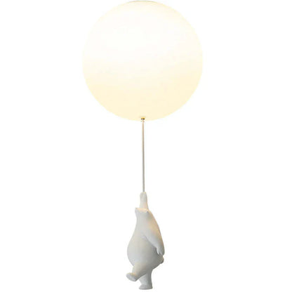 CloudBear - Playful Children's Ceiling Lamp with Balloon