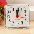 TimeSquare – Minimalist White Alarm Clock for Desk & Bedroom