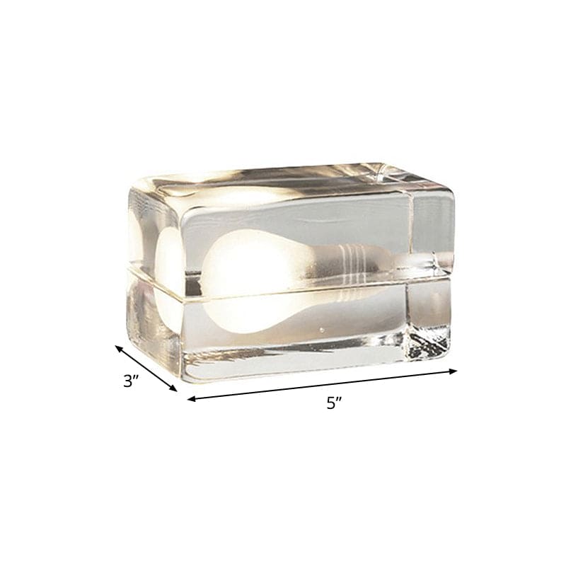 Icecube Lamp - Modern table lamp in the shape of an ice cube