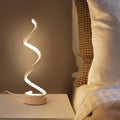 SpiraLuxe – Modern LED Table Lamp with Spiral Design