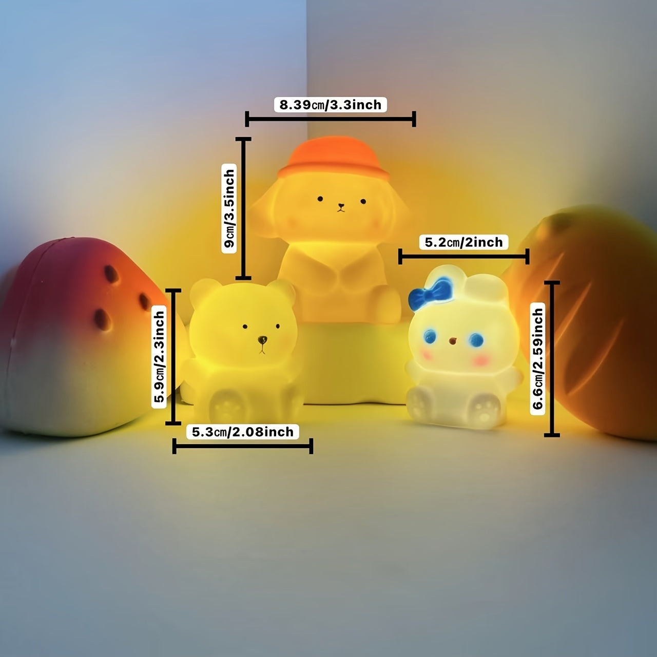 PuppyGlow Light - Cute LED Night Light for Kids