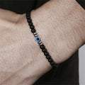 Carefully Made 4mm Natural Stone Bracelet with Evil Eye - Thor Edition for Men