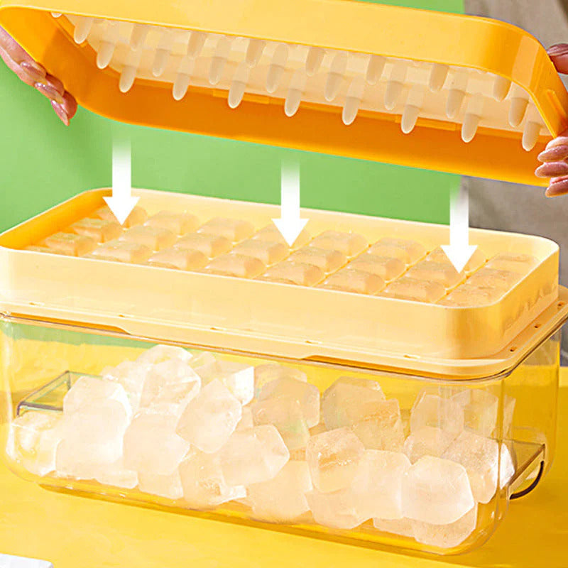 CoolCatcher – Convenient Ice Cube Maker with Collection Bin