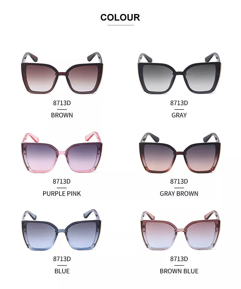 BillieShade - Trendy Square Retro Sunglasses