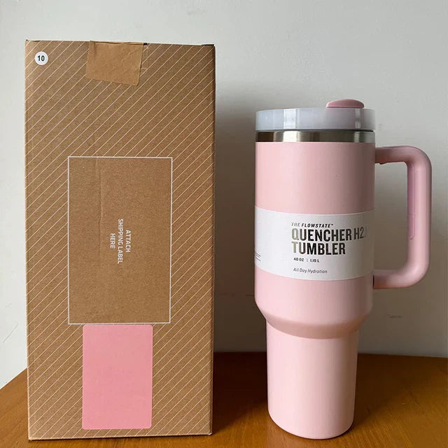 HydratePro Thermos Tumbler – 1180ml with Innovative FlowState Lid