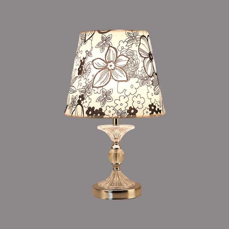 LuminArts - Elegant Table Lamp with Floral Design