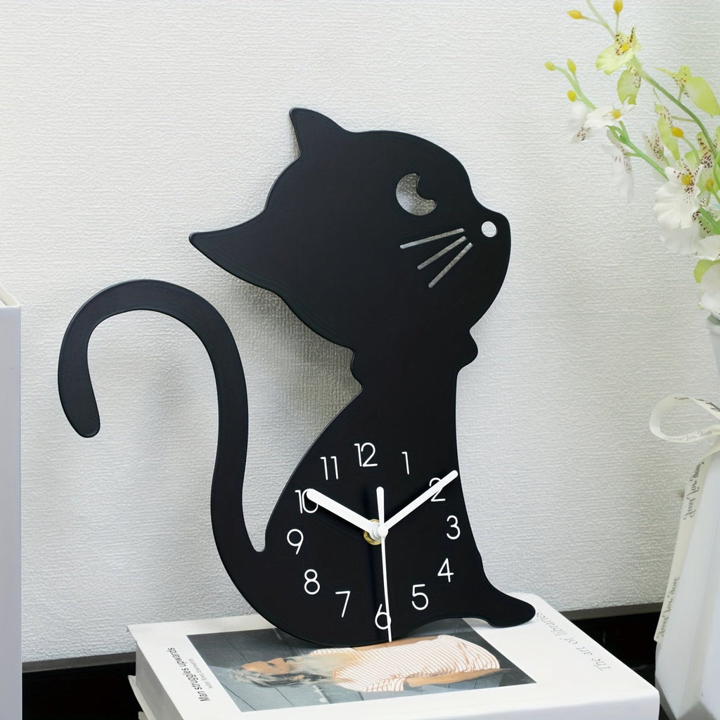 ModernPaws – Unique Cat Wall Clock for Interior