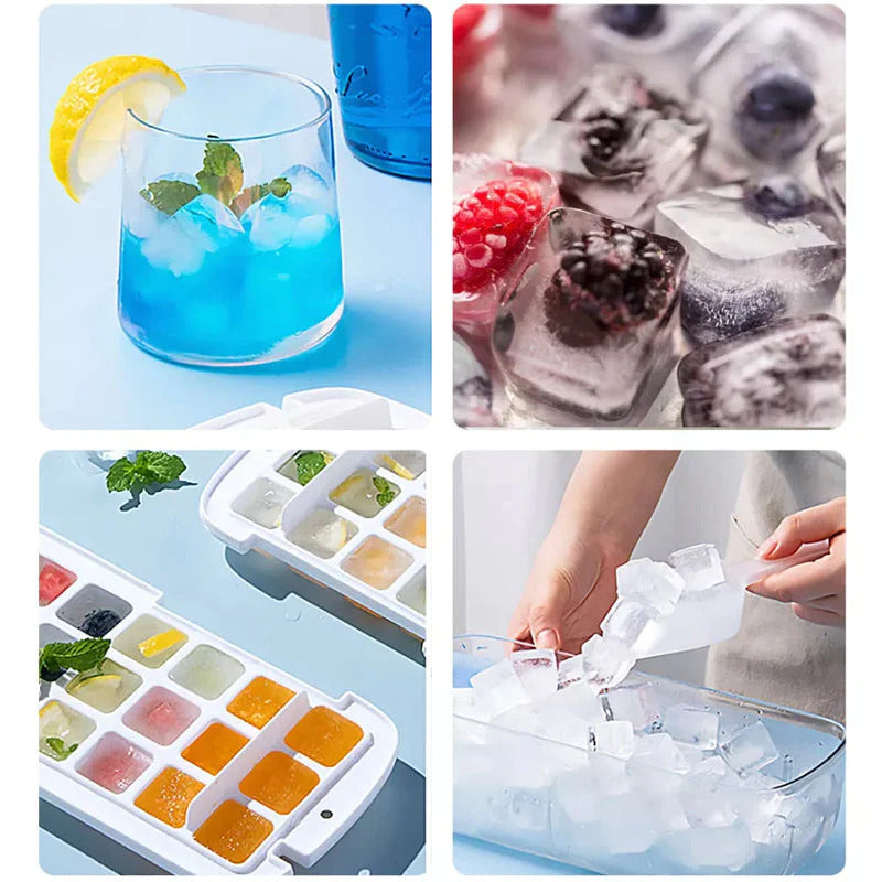 CoolCatcher – Convenient Ice Cube Maker with Collection Bin