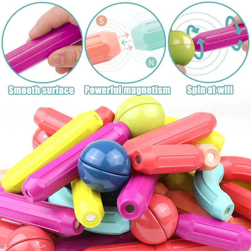 Magnetic Toy Building Set - Play for educational development