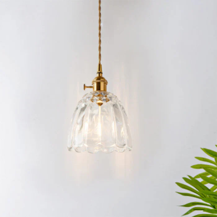 OpulentGlow Pendant – Elegant Glass Pendant Lamp