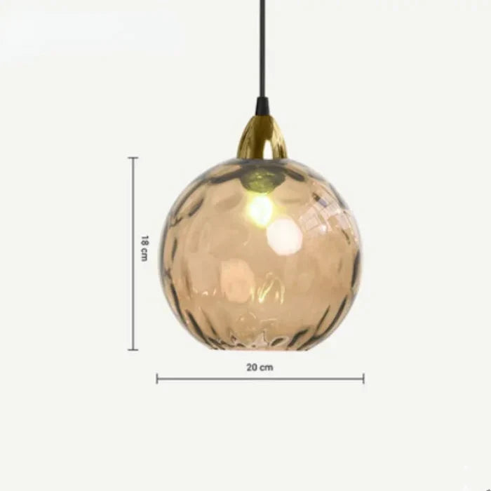 LumiSphere Pendant Light – Elegant Glass Sphere Lighting