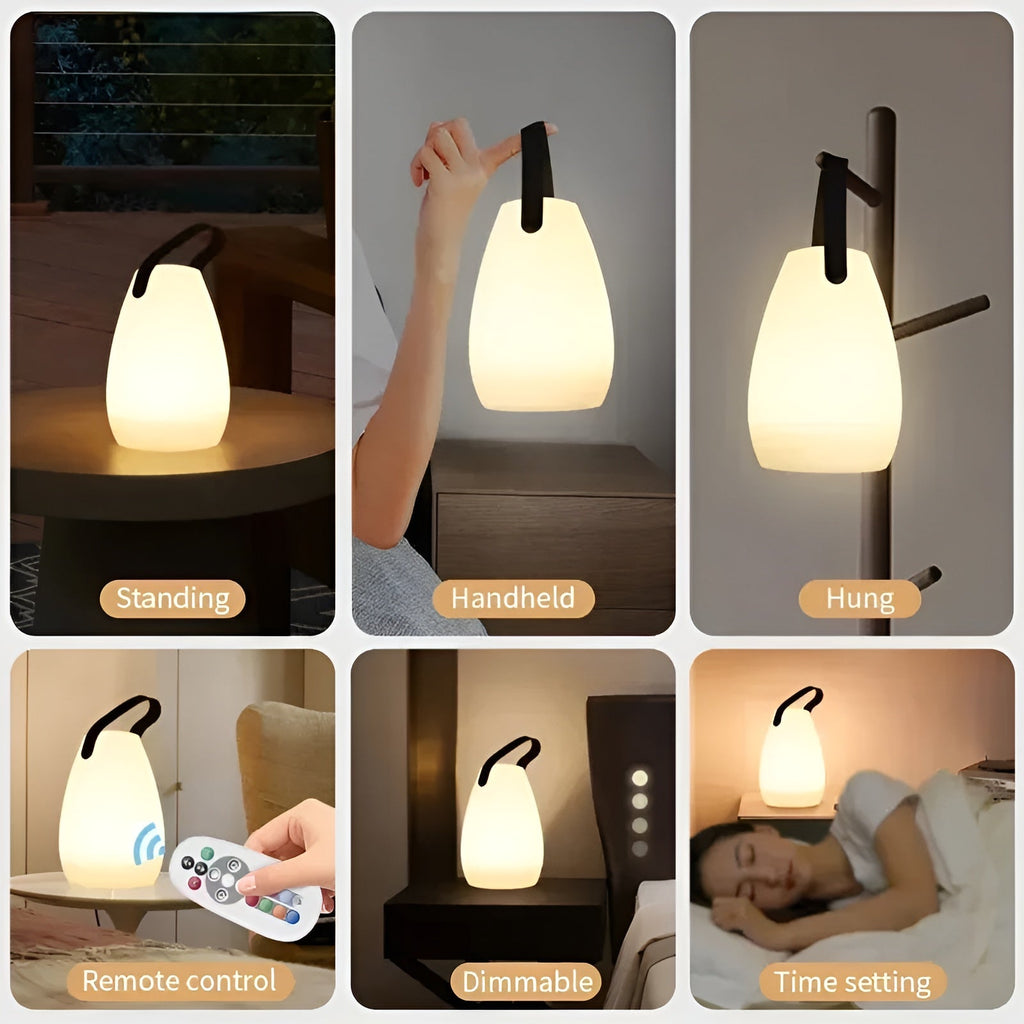 LuminaGlow Luxe LED Lighting – Portable and Waterproof with 16 Colors