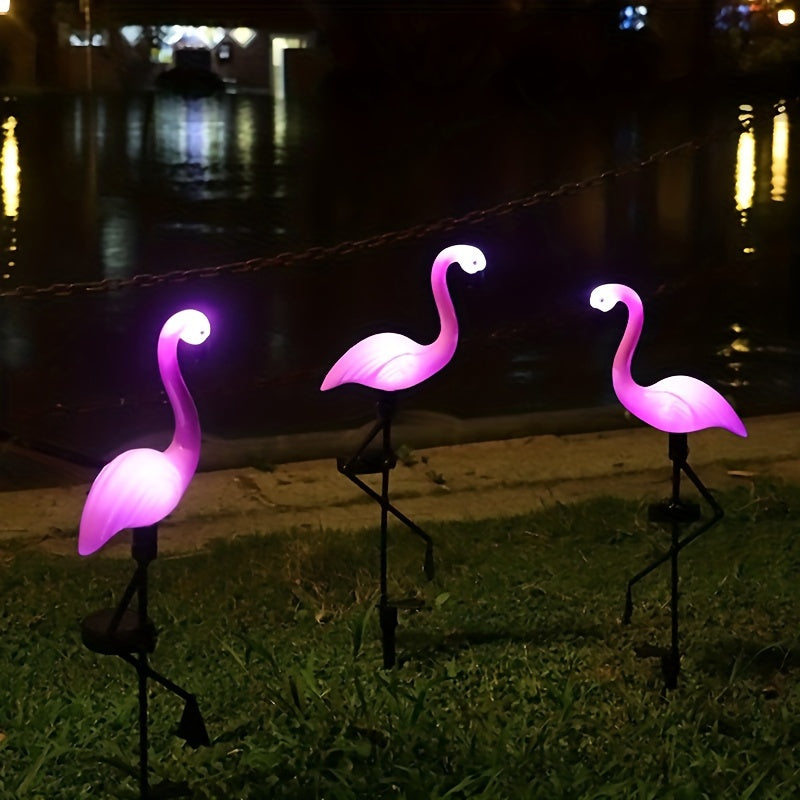 Solar Flamingo Light - Elegant Solar-Powered Flamingo Garden Lamp