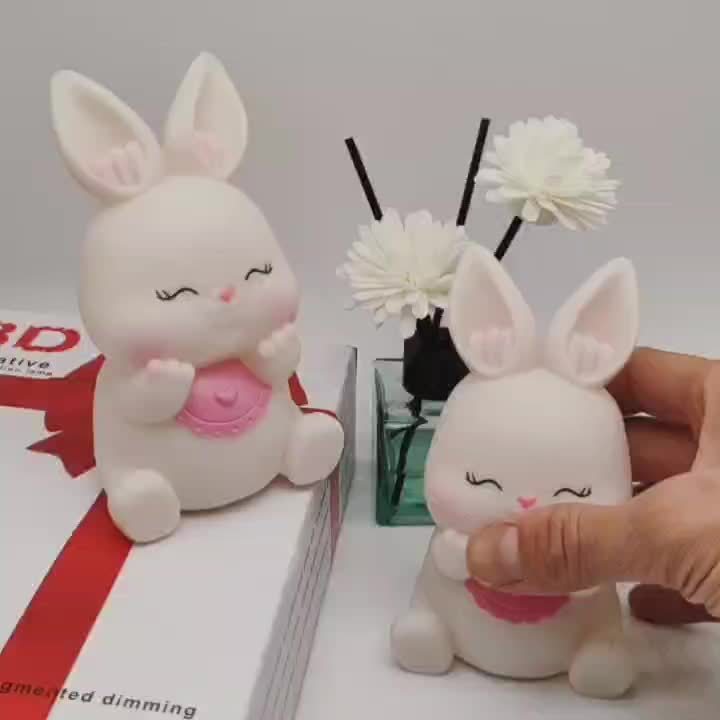 CuteRabbit - Charming LED Table Lamp for Bedroom