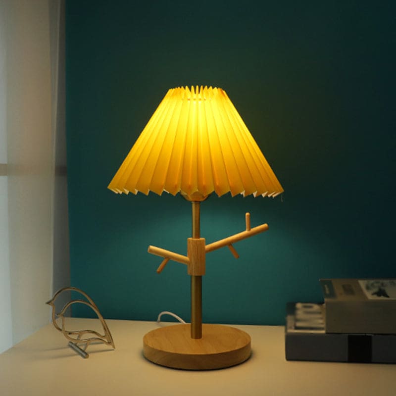GloShine - Scandinavian Night Light with Storage Shelf