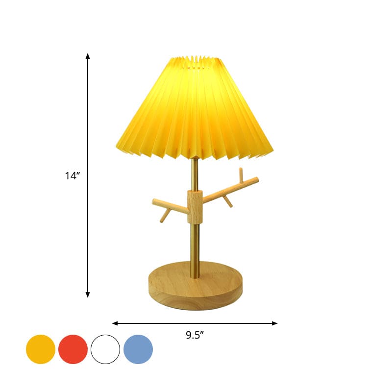 GloShine - Scandinavian Night Light with Storage Shelf