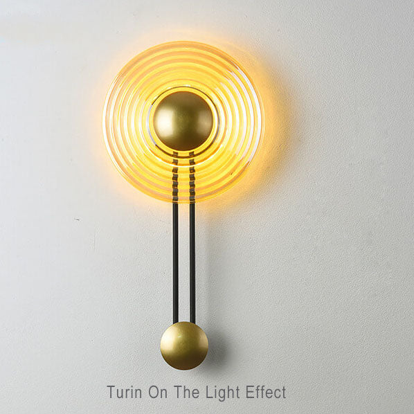 AuraLight – Sleek LED Wall Lamp in Black