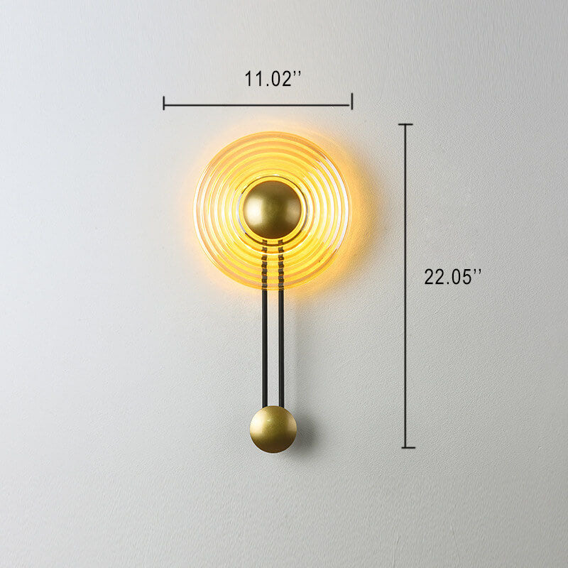 AuraLight – Sleek LED Wall Lamp in Black
