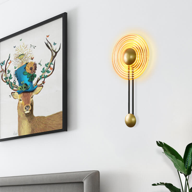 AuraLight – Sleek LED Wall Lamp in Black