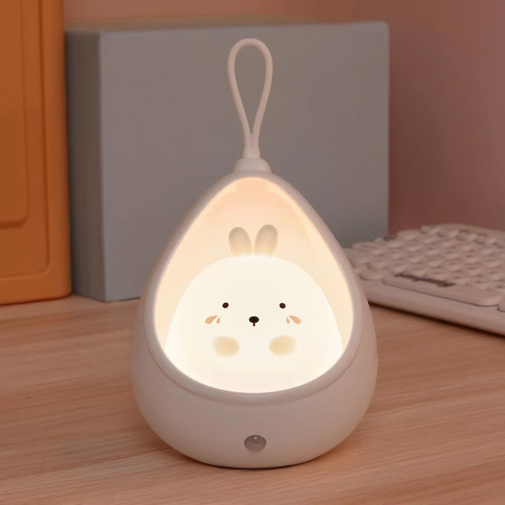 BunnyGlow - Rechargeable Animal Night Light with Sensor