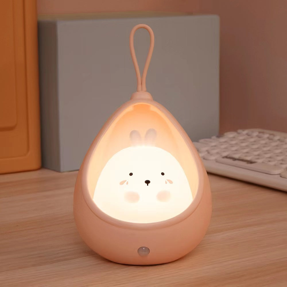 BunnyGlow - Rechargeable Animal Night Light with Sensor