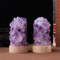 Stylish Amethyst Lamp -  Calming Light and Energy