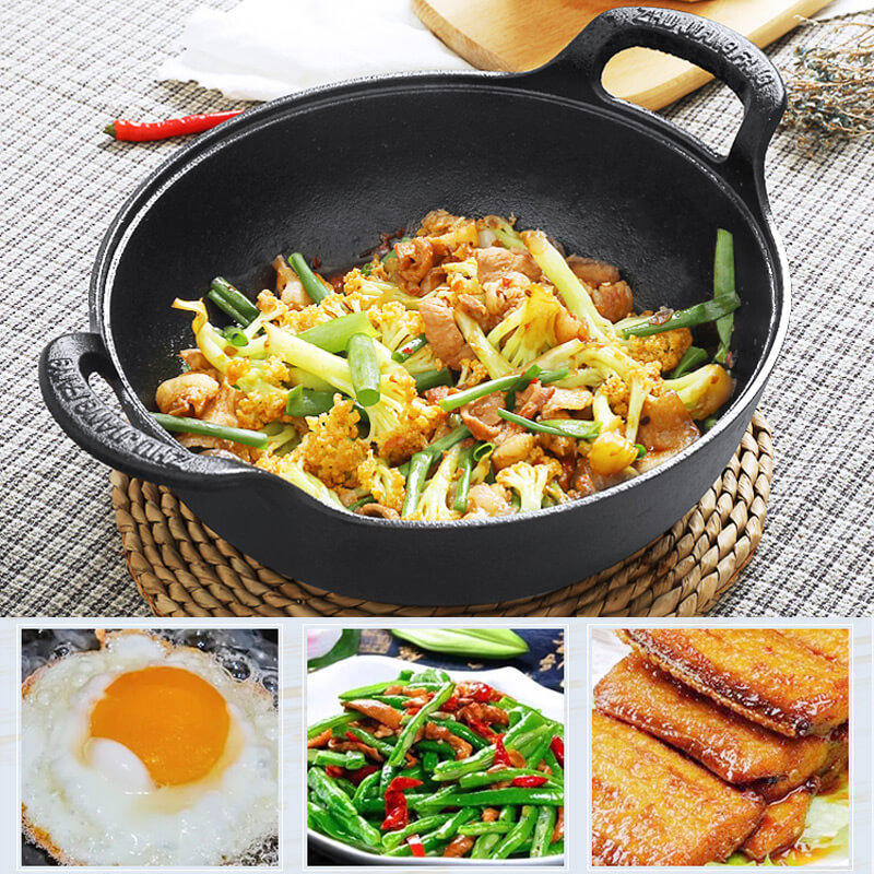 CastePrima Pan - Durable Non-Stick & Wooden Lid
