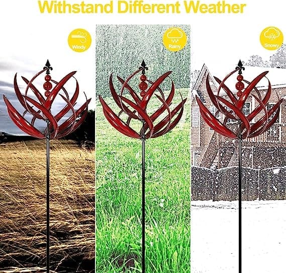 WindTwirl – Modern Outdoor Garden Wind Spinner