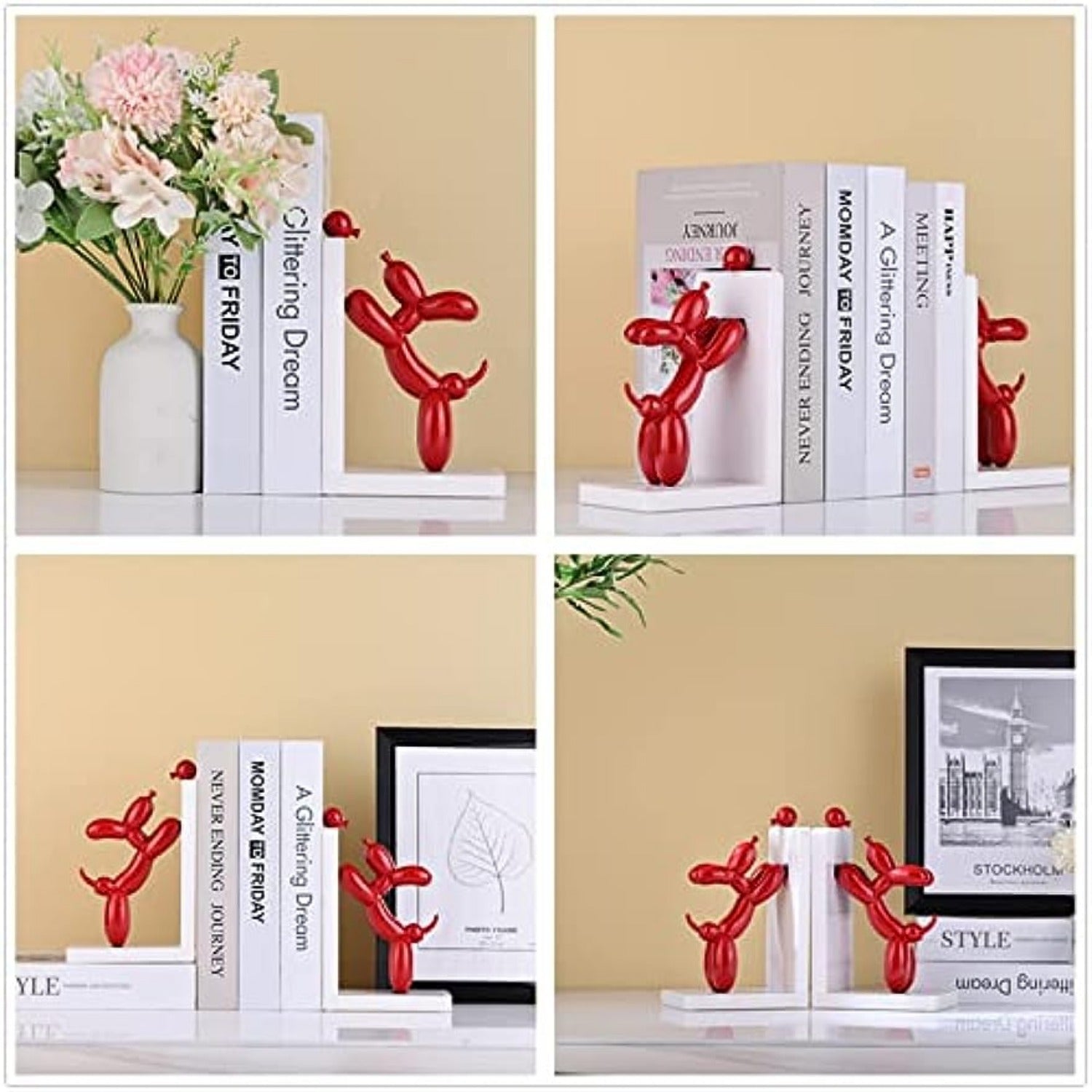 BalloonDog - Playful Bookends for Creative Interiors