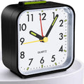 SilentGlow Clock – Minimalist Analog Alarm Clock with Snooze