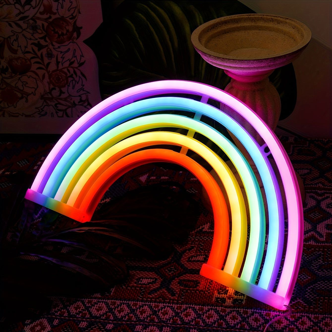 RainbowLight - Colourful Neon LED Lamp with USB/Battery