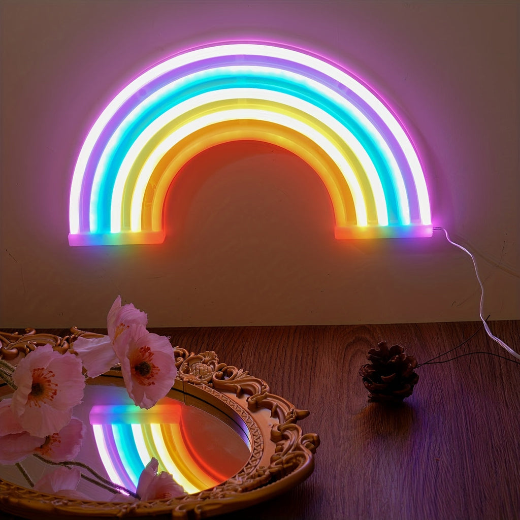 RainbowLight - Colourful Neon LED Lamp with USB/Battery